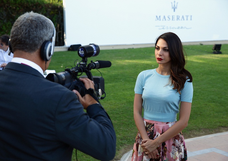 Celebrities At The Terrazza Maserati - Day 1 - The 70th Venice International Film Festival